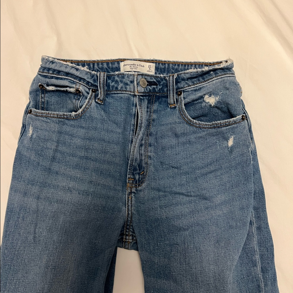 High rise skinny jean